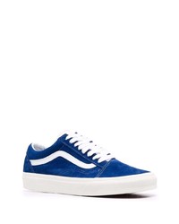 Baskets basses en daim bleu marine Vans