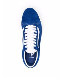 Baskets basses en daim bleu marine Vans