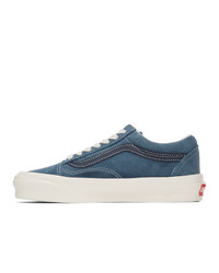 Baskets basses en daim bleues Vans