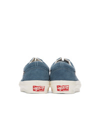 Baskets basses en daim bleues Vans