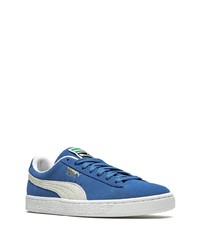 Baskets basses en daim bleues Puma