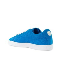 Baskets basses en daim bleues Puma