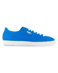 Baskets basses en daim bleues Puma