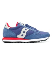 Baskets basses en daim bleues Saucony