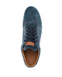 Baskets basses en daim bleues Bally