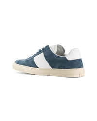 Baskets basses en daim bleues Paul Smith