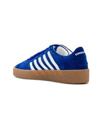 Baskets basses en daim bleues DSQUARED2