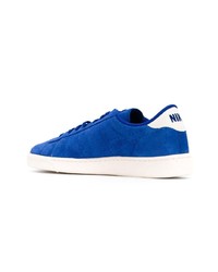 Baskets basses en daim bleues Nike