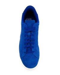 Baskets basses en daim bleues Nike