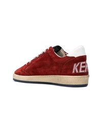 Baskets basses en daim bordeaux Golden Goose Deluxe Brand