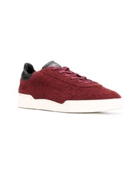 Baskets basses en daim bordeaux Ghoud