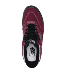 Baskets basses en daim bordeaux Vans