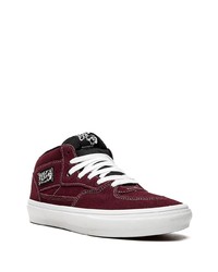 Baskets basses en daim bordeaux Vans