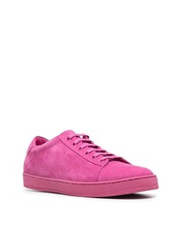 Baskets basses en daim fuchsia Paul Smith