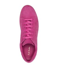 Baskets basses en daim fuchsia Paul Smith