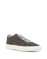 Baskets basses en daim gris foncé Common Projects