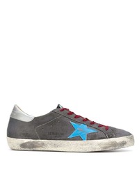 Baskets basses en daim gris foncé Golden Goose