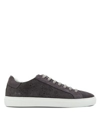 Baskets basses en daim gris foncé Hide&Jack