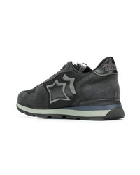 Baskets basses en daim gris foncé atlantic stars