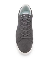 Baskets basses en daim gris foncé PS Paul Smith