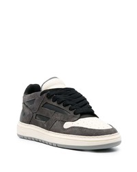 Baskets basses en daim gris foncé Represent