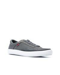 Baskets basses en daim gris foncé Camper