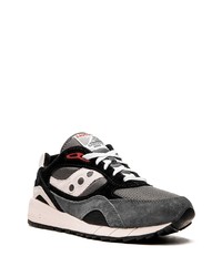 Baskets basses en daim gris foncé Saucony