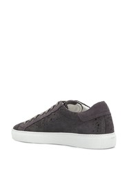 Baskets basses en daim gris foncé Hide&Jack