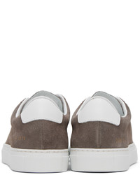 Baskets basses en daim gris foncé Common Projects