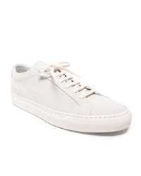 Baskets basses en daim grises Common Projects