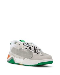 Baskets basses en daim grises Off-White