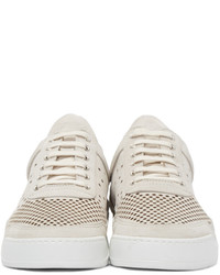 Baskets basses en daim grises Filling Pieces