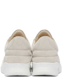 Baskets basses en daim grises Filling Pieces