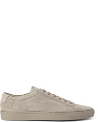 Baskets basses en daim grises Common Projects