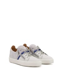 Baskets basses en daim grises Giuseppe Zanotti