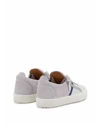 Baskets basses en daim grises Giuseppe Zanotti