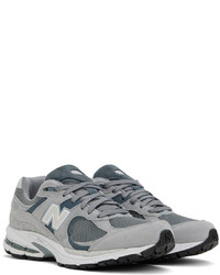 Baskets basses en daim grises New Balance