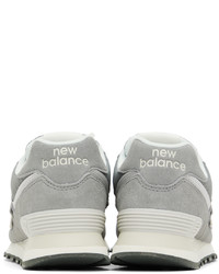 Baskets basses en daim grises New Balance