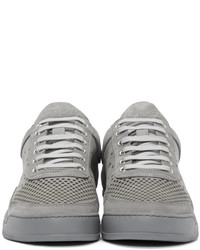 Baskets basses en daim grises Filling Pieces