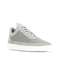 Baskets basses en daim grises Filling Pieces