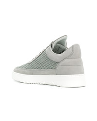 Baskets basses en daim grises Filling Pieces