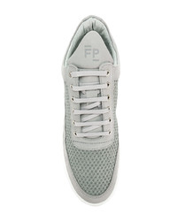 Baskets basses en daim grises Filling Pieces