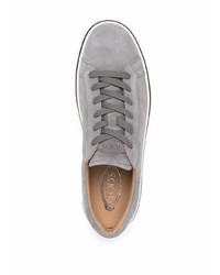 Baskets basses en daim grises Tod's