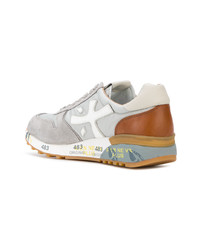 Baskets basses en daim grises White Premiata