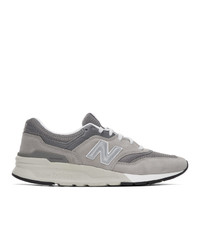 Baskets basses en daim grises New Balance