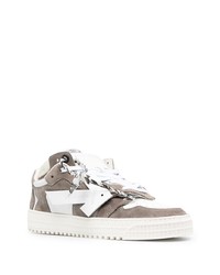 Baskets basses en daim grises Off-White