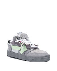 Baskets basses en daim grises Off-White