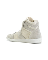 Baskets basses en daim grises Maison Margiela