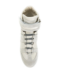 Baskets basses en daim grises Maison Margiela