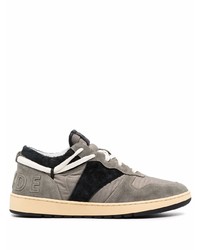 Baskets basses en daim grises Rhude